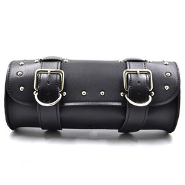 ZSADZS Motorcycle Tool Bag Waterproof Universal Tool Box Bike Front Bag Round Shape Available (Black)