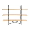 Main + Mesa Eitri Wood and Metal Adjustable Shelving Unit,