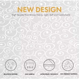 Unbranded White Wedding Aisle Runner Aisle Runner for Wedding Ceremony Includes Pull...