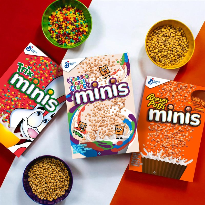 Reese's Puffs Minis Breakfast Cereal, Chocolate Peanut Butter Cereal, Family
