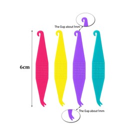 Pack of 30 Orthodontic Elastic Rubber Bands, Disposable Plastic Brace, Placer, Assorted Colours