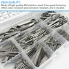 290Pcs Stainless Steel Split Pins Split Cotter Pin Cotter Pin