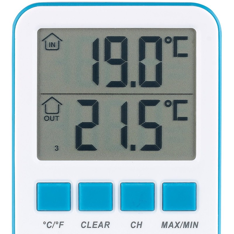 FreeTec water thermometer: Digital Pond and Pool Thermometer with LCD