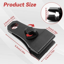 Large Tarp Clips Heavy Duty Lock Grip, 48 Pack Clamps Heavy Duty Camping Awnings Caravan Canopies Car Swimming Pool Boat Cover Tarp Clip