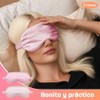 Set de 4 Piezas para Dormir, 2 Gorros de Seda