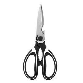 Multifunctional Sharp Stainless Steel Kitchen Scissors for Chicken, Poultry, Fish, Meat, Vegetables, Herbs and Barbecues, Ultra Sharp Blades