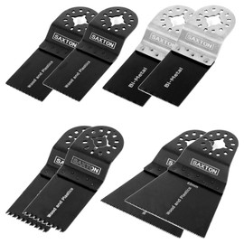 SHMX8BFX Saxton Blades Mix for Aldi Ferrex 300W Multifunction Tool Multitool (Pack of 8)