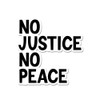 Bargain Max Decals No Justice No Peace Window Laptop Car