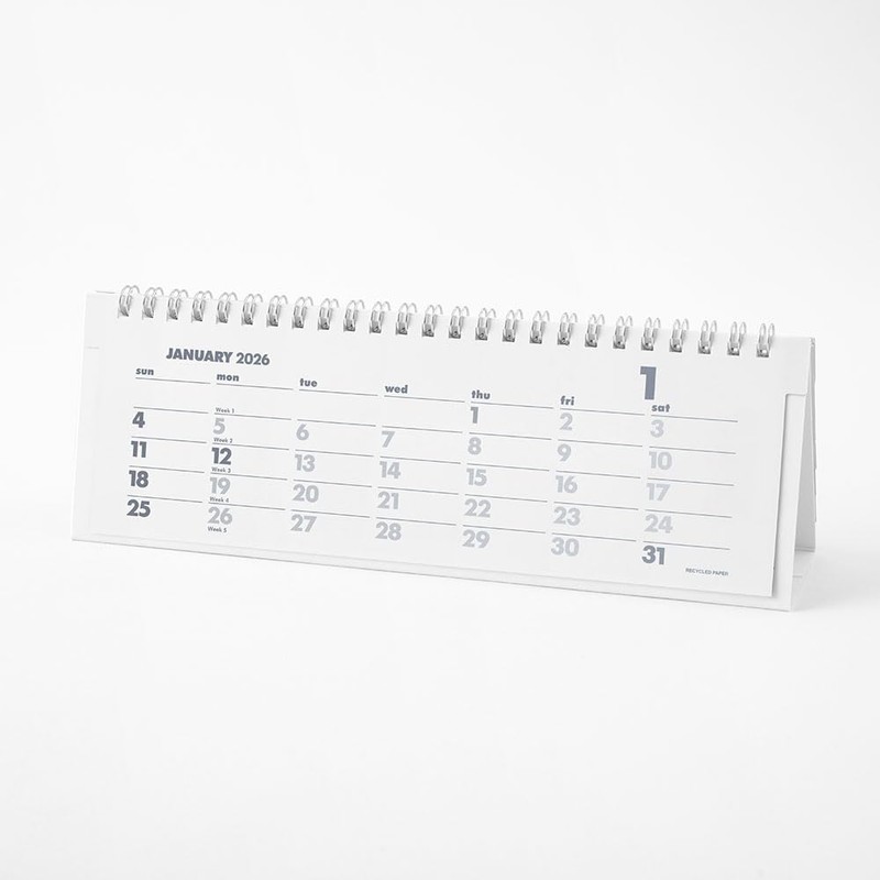 Innovator Slim 2026 Desktop Calendar 31400006