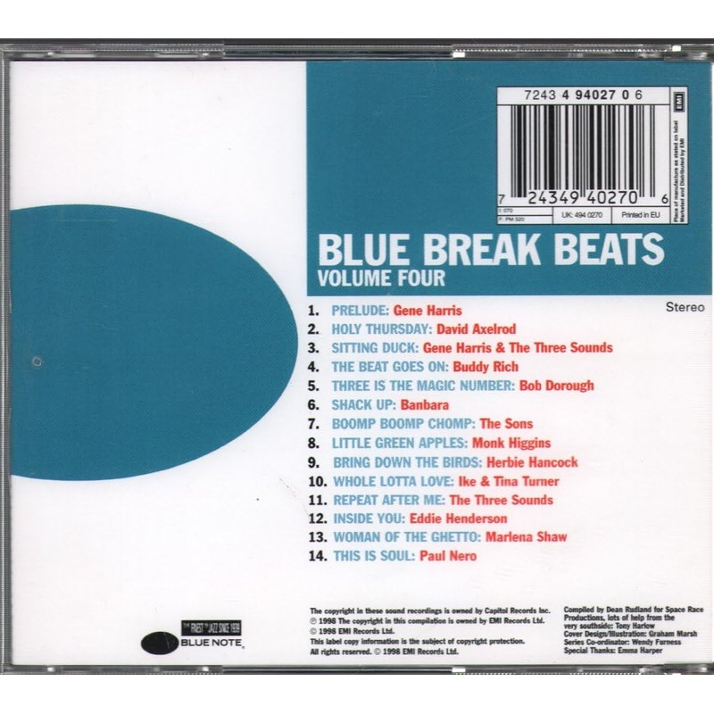 Blue Break Beats Vol 4