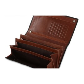 Biggs & Bane Genuine Soft Leather RFID Protected Travel Wallet Passport Holder Document Card Organiser Case with Zip Closure Passport Money Boarding Passes Credit ID Cards - (Black & Brown)