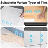 Horseshoe Shims Tile Spacers 1/16 Inch (1.5mm) 200Pcs U-Shaped Plastic