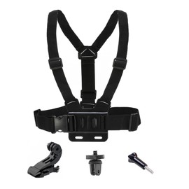 Yoogeer Adjustable Chest Mount Harness for Insta 360 X5 X4 X3 X2 X ACE Pro ONE RS R GO 2 3, Chest Strap Body Mount for Gopro Hero Series and Fusion Max, DJI OSMO Action, AKASO and Most Action Cameras