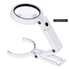 Magnifying Glass LED 5X 11X Magnification Magnifier Lens Adjustable for