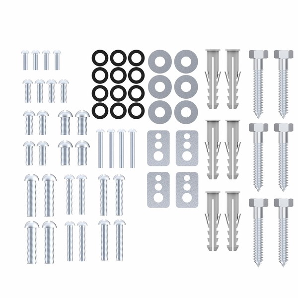 Perfect VESA Screw Set - 66 Pieces, Ideal for TV