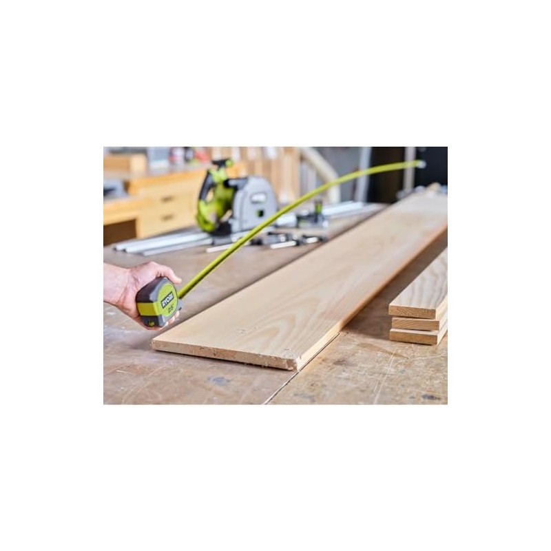 RYOBI Cinta métrica compacta de 25 pies RHTM25