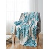 Serafina Home Fleece Throw Blanket: Velvety Soft, Durable Plush Accent