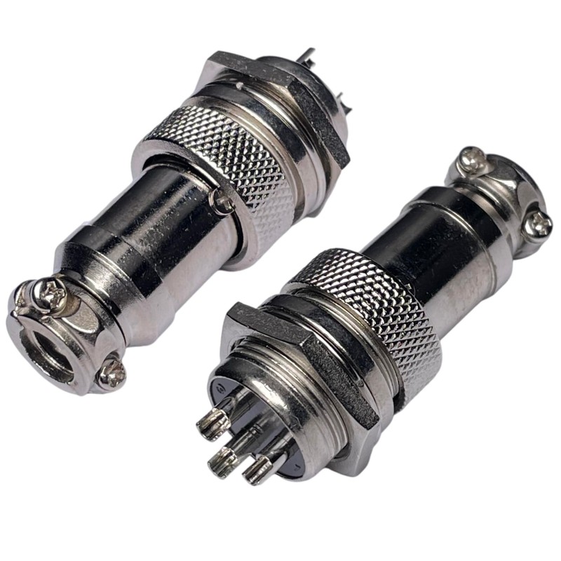 Cess Aviación Plug 3-Pins 16 mm Panel GX16 – 3