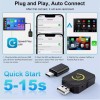 Mini US Wireless CarPlay Adapter For Apple Play&Plug Low Latency