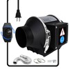 3 Inch Inline Duct Fan with Variable Speed Controller &