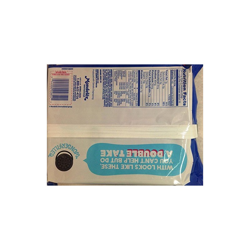 Oreo Double Stuf Chocolate Sandwich Cookies, Original, 15.35 ounce (Pack