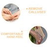 FRCOLOR 2-piece Stainless Steel Foot Scraper Exfoliator for Foot File