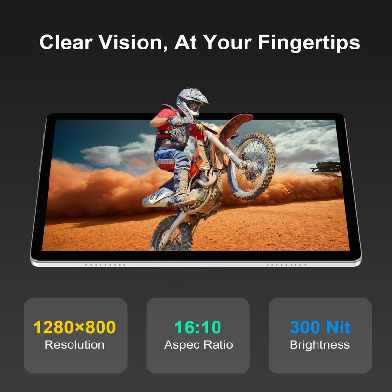 ITMEIPC Tablet, 10.1 inch Android Tablet, Octa-core Processor, 12GB RAM