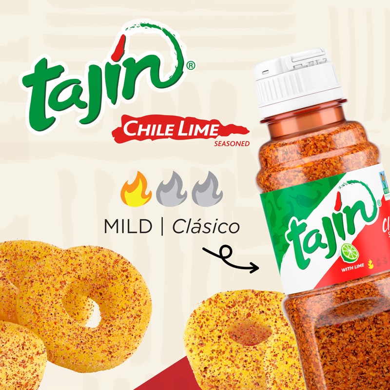 Snak Club Tajin Mango Rings Gummy Candy, Fruit Candy Gummies