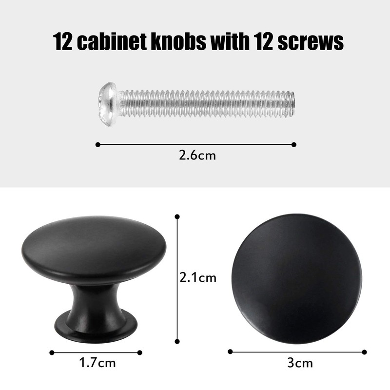 TsunNee 12PCS Vintage Cabinet Knobs, Chic Drawer Knobs, Antique Kitchen