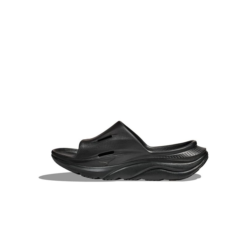 HOKA 1135061-BBLC Ola Recovery Slide 3 Shower Sandal, Black, 27.0