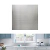 15-Pack of 12 x 4" Brushed Aluminum Peel-and-Stick Tile Backsplash