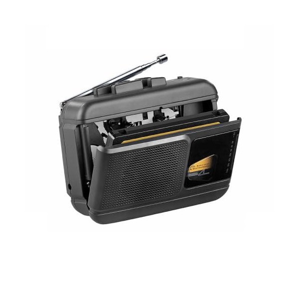 auvisio Cassette Player: Mobile Cassette Player, Bluetooth Transmitter, Voice Recorder,
