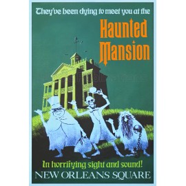 Disneyland Haunted Mansion – Vintage Style Poster