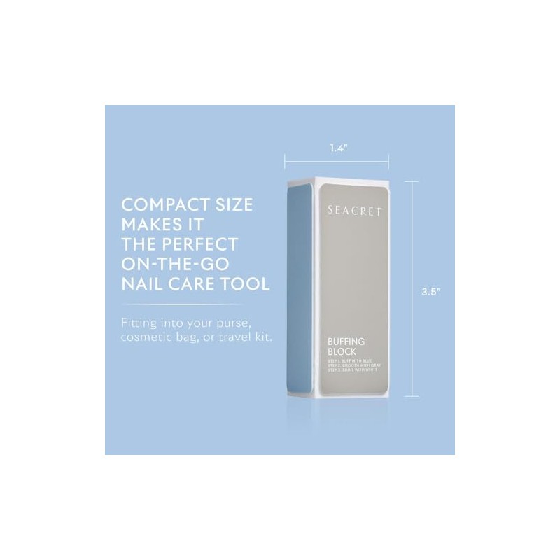 3-Way Nail Buffer Block for Salon Shine - Pack of