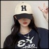 White Fang CZ041 Baseball Cap, Logo, English Letter Cap, Stylish,