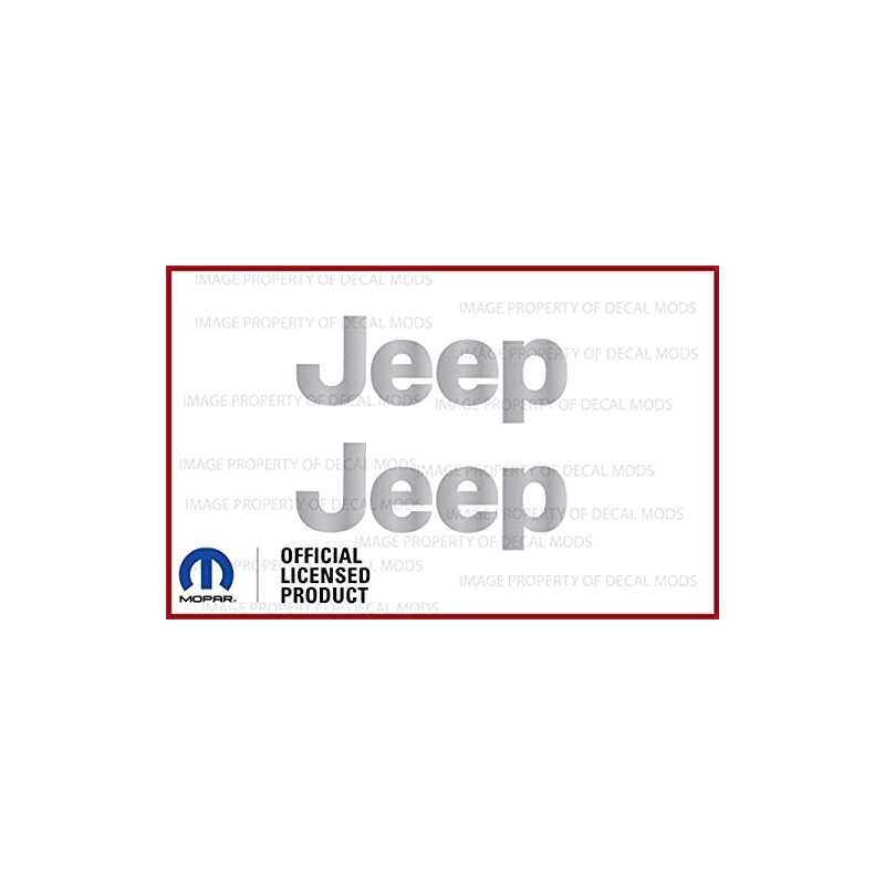 Decal Mods 97-06 TJ Fender Small Jeep Side Logo Graphic