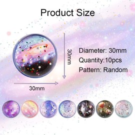 XUTONG 25PCS Space Bouncy Balls,Space Bouncy Balls Bulk 30mm Space Theme Bouncy Balls for Kids Party Favors,Gift Bag Filling