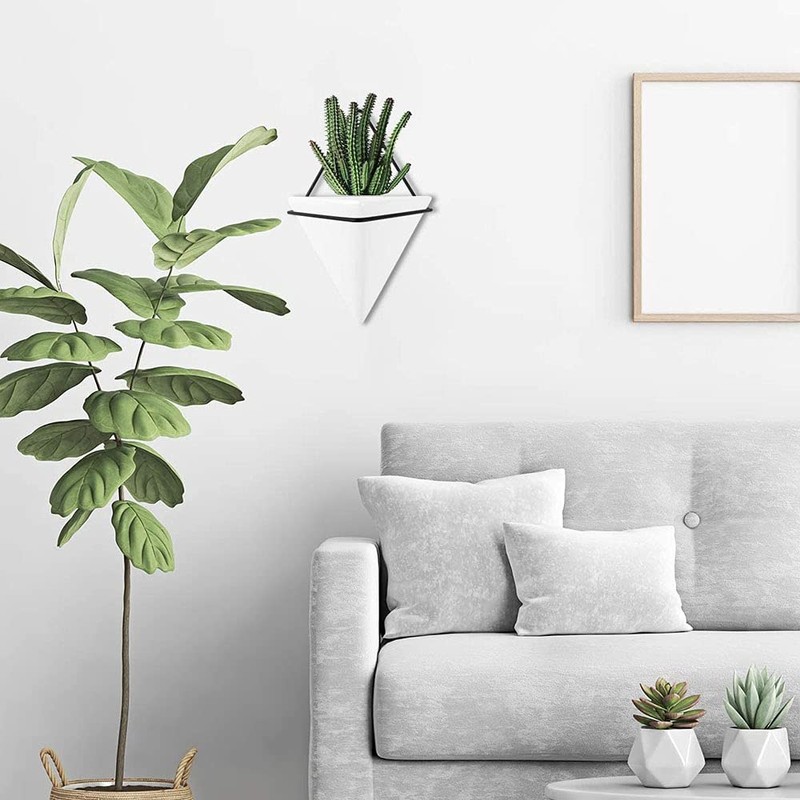 2 x Hanging Flower Pot, Flower Pot, Wall Decoration, Wall