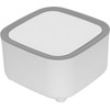 Trade One Tabletop Trash Can, White, Approx. 6.4 x 6.3