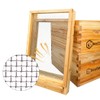 BeeCastle Beehive Screened Bottom Board Dipped in Beeswax,Screened Bottom Board