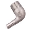 DERNORD 3/8" Hose Barb x 1/2" Male NPT Stainless Steel