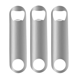 TRONWIRE Set Of 3 Premium Heavy Duty Stainless Steel Flat Speed Bartender Bottle Openers