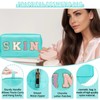 Nylon Cosmetic Bag for Women Girls, Portable Makeup Bag with