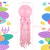LIHAO 4 PCS Jellyfish Paper Lantern 12 inch Jellyfish Paper