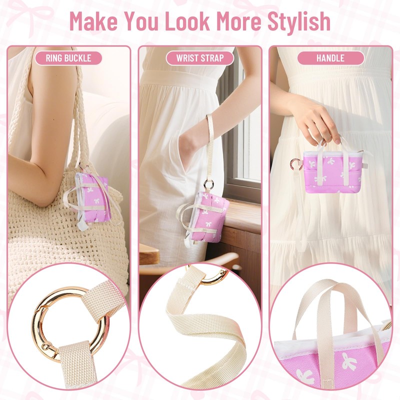 2 Stück Mini Geldbörse Damen Münzbörsen Kleine für Damen Coin