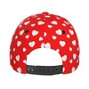 Valentine Heart Pattern Hats Women Men Valentines Day Baseball Cap