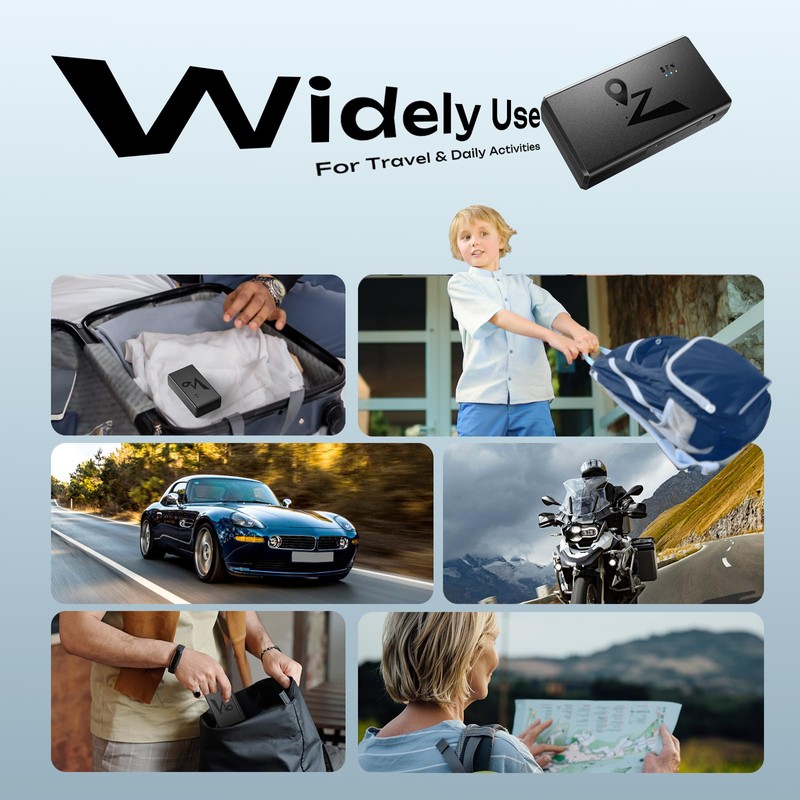 4G LTE GPS Tracker USA/Canada Coverage Multi Alerts with Car