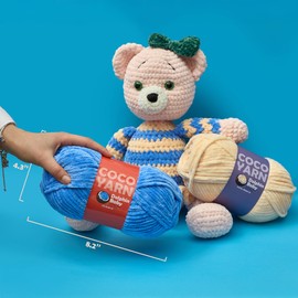 Chenille Yarn for Crocheting Blanket Velvet Yarn for Crocheting Soft Chunky Yarn for Knitting Crochet Yarn Dolphin Baby Amigurumi Thick Fluffy Bulky Fuzzy (Rose Pink-24, Pack of 2)