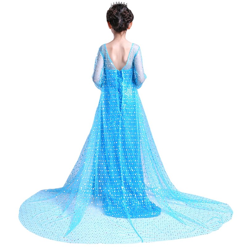 Reliparty - Disfraz de princesa de nieve para niñas, color