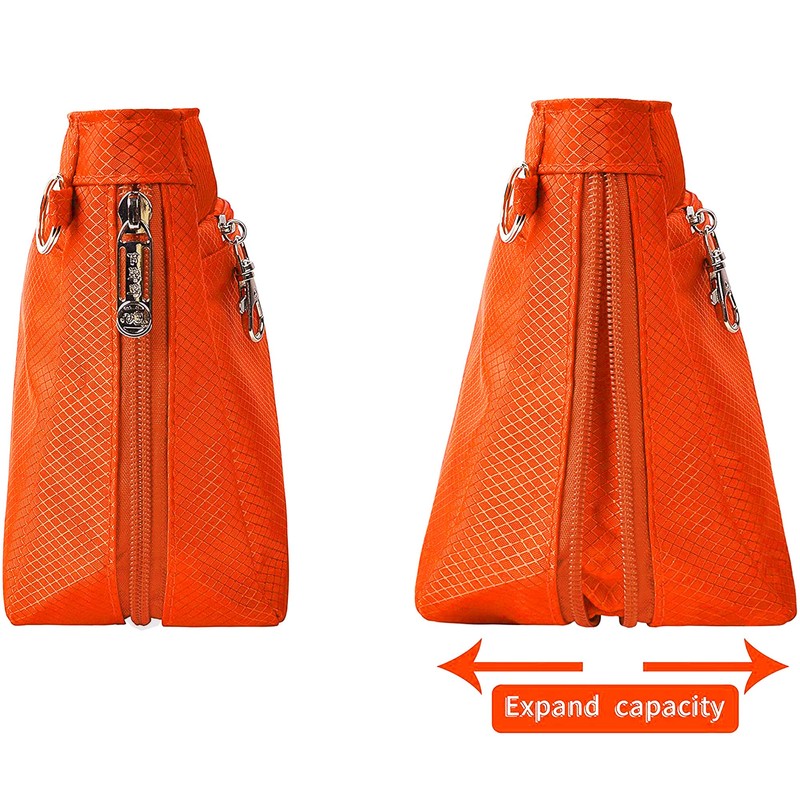 Vercord Expandable Nylon Handbag Purse Organizer Insert Liner Shaper Bag